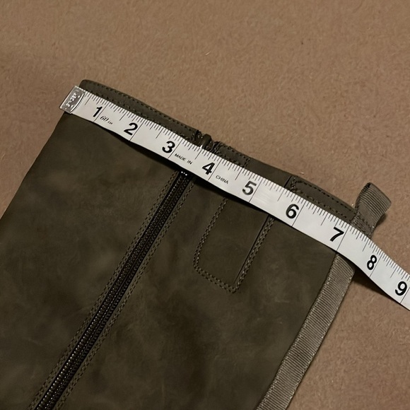 SOUL NATURALIZER Orchid Knee High Side Zip Boots - Dark Olive -Size 11 - Picture 12 of 12